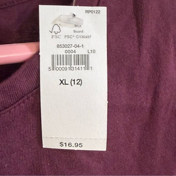 GAP Kids Girls Short Sleeve Rainbow Hearts T-Shirt Size XL (12) - Picture 7 of 8